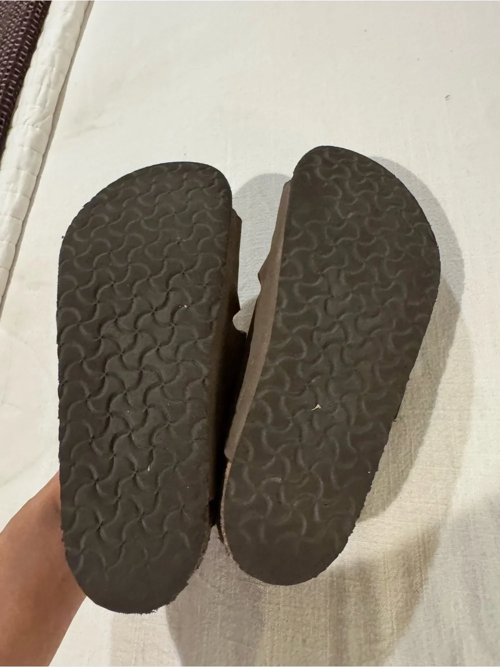 Birkenstock Kids Brown Double-Buckle Sandals